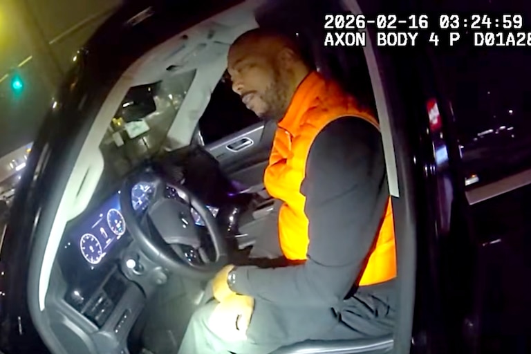 The Maryland Attorney General’s Office released body camera footage showing Samuel “Big Sam” Brown Jr. in his vehicle before an interaction with Baltimore County Police Officer Derek Hadel.