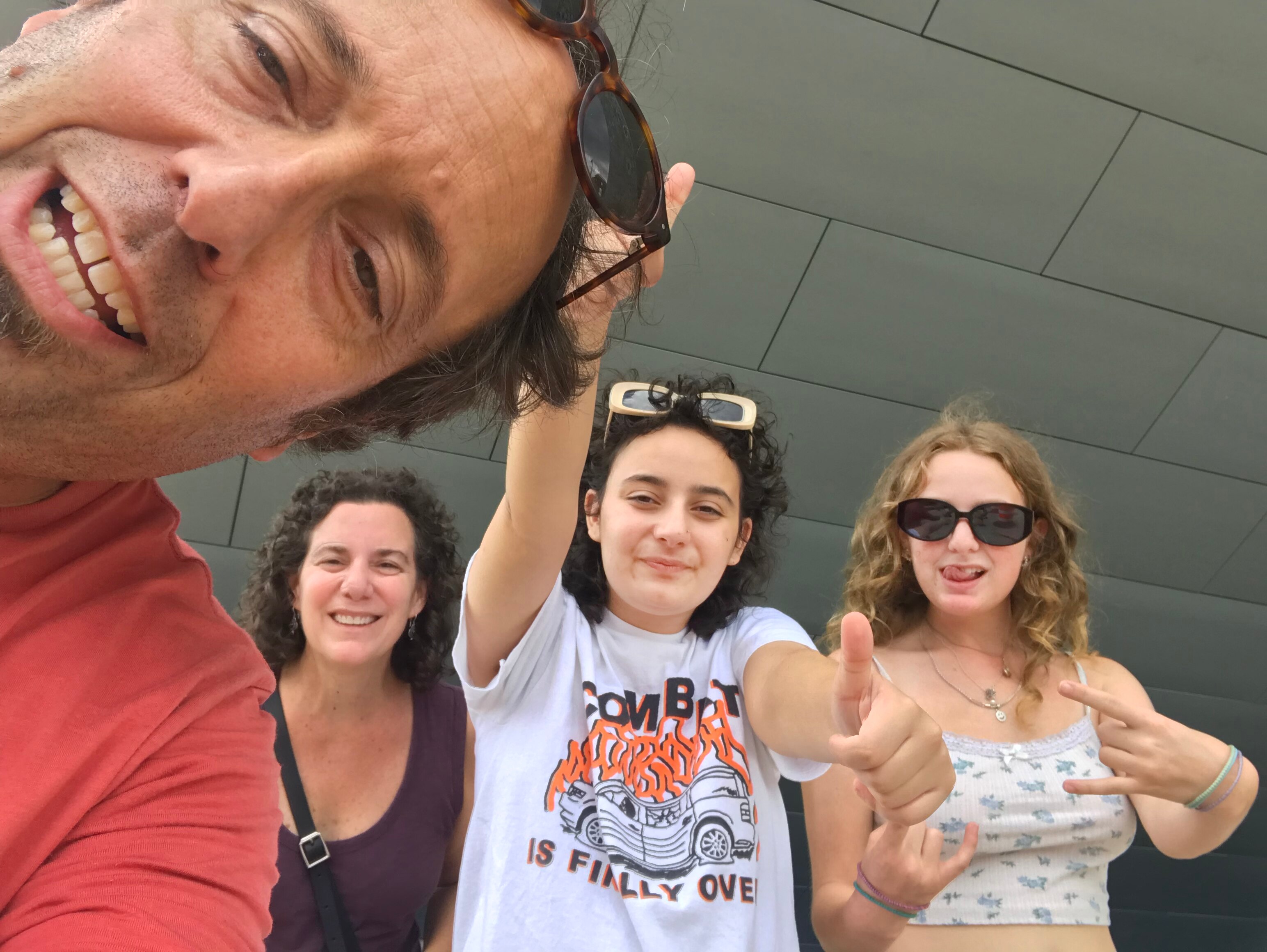 Charles Cohen with wife Amy Lynwander and daughters Ellie and Lilah.