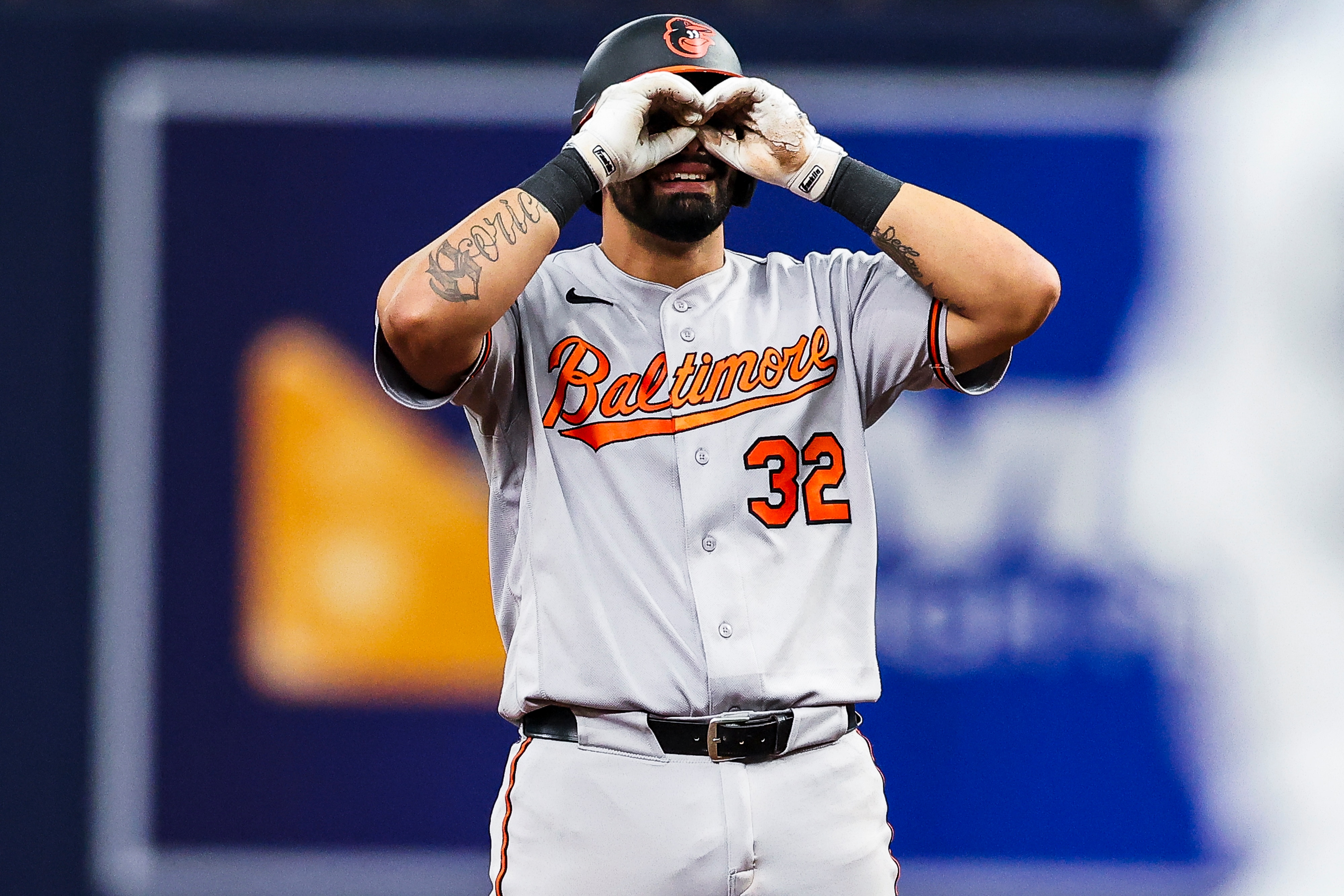 Third baseman Christian Encarnacion-Strand drove in three runs with a double during the Orioles’ seven-run sixth inning Sunday as they beat the Rays for a third straight game.