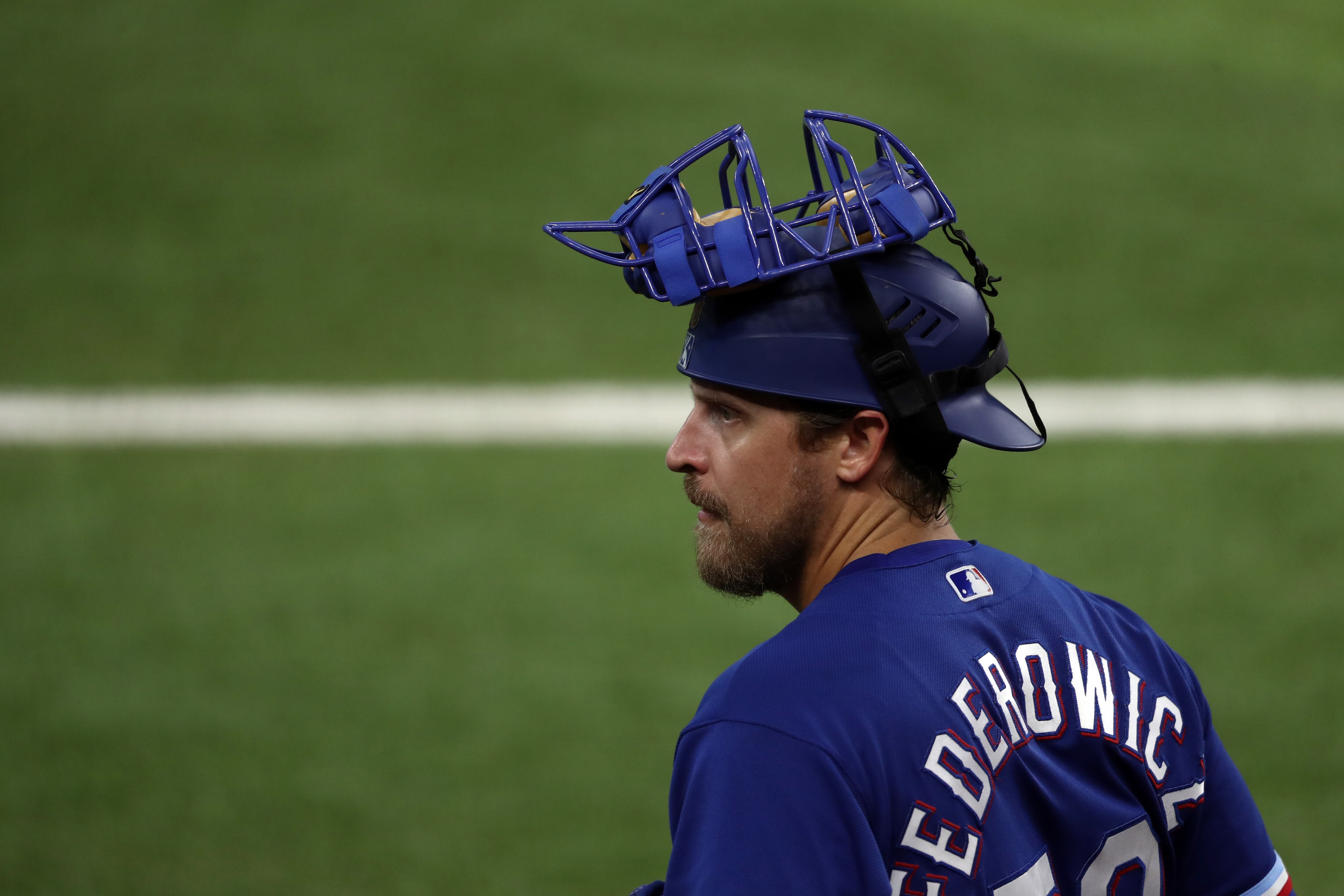 Former major league player Tim Federowicz, shown in 2020, will be the manager of the Orioles’ Triple-A affiliate.