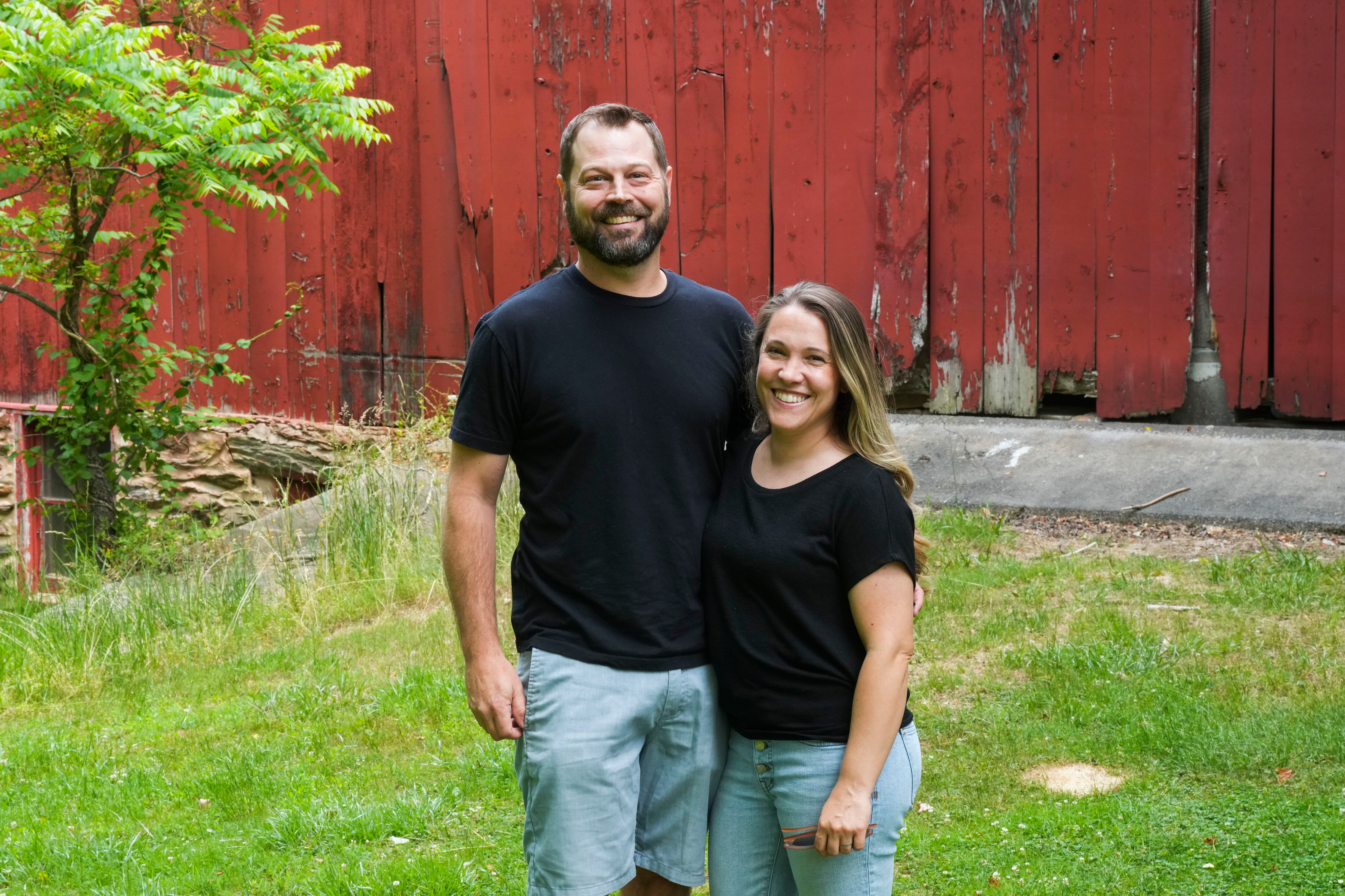 Dani and Justin Ritthaler moved into a historic farmhouse in Howard County as apart of an interesting program with the state of Maryland. Their house is pictured here on June 9. 2023.