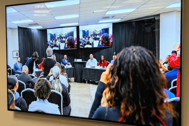 A dozen candidates for Congress in the 5th District attended a forum organized by three political clubs in Prince George's County on May 3, 2026.