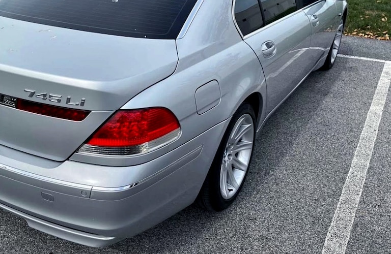 The BMW Desean McFadden was driving when he was pulled over.