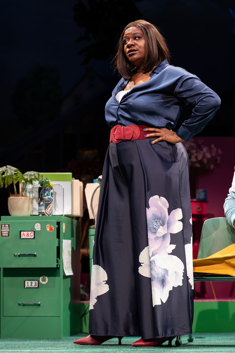 Actress Adrienne C. Moore plays Stacey in “Bocking.”