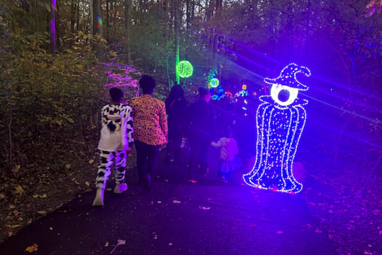 Trek or Treat returns at Watkins Regional Park in Upper Marlboro. Attractions from last year's event, pictured here, spooky trails and the 50-foot Trick-or-Tree.
