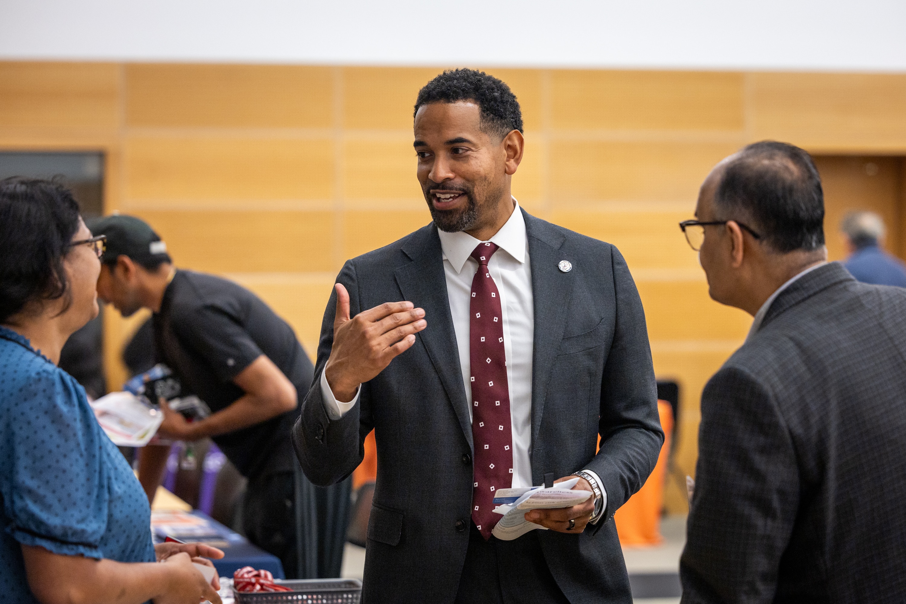 Will Jawando is the Democratic nominee for Montgomery County executive. He has been hospitalized since Saturday after having a heart attack. 