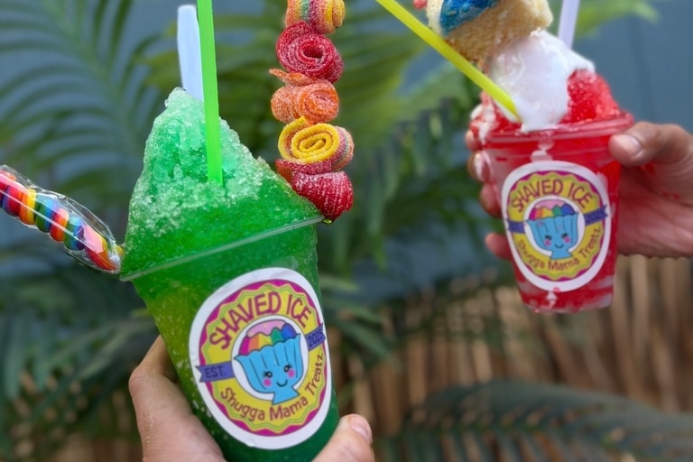 Shugga Mama Treatz has a rotating list of snowball specials.
