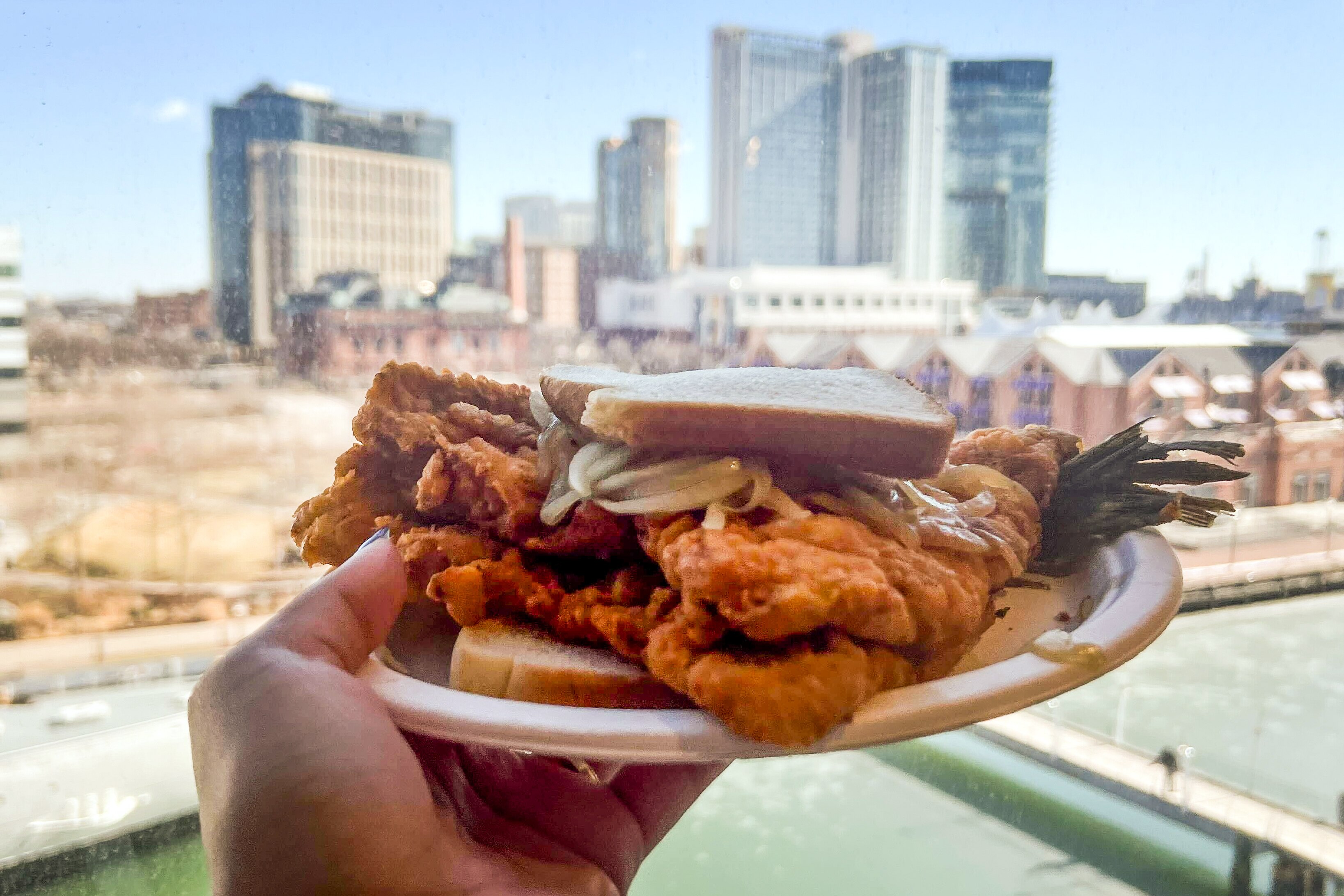 Home BBQ and Fish has a stall in Northeast Market and can get quite busy during a lunch rush.