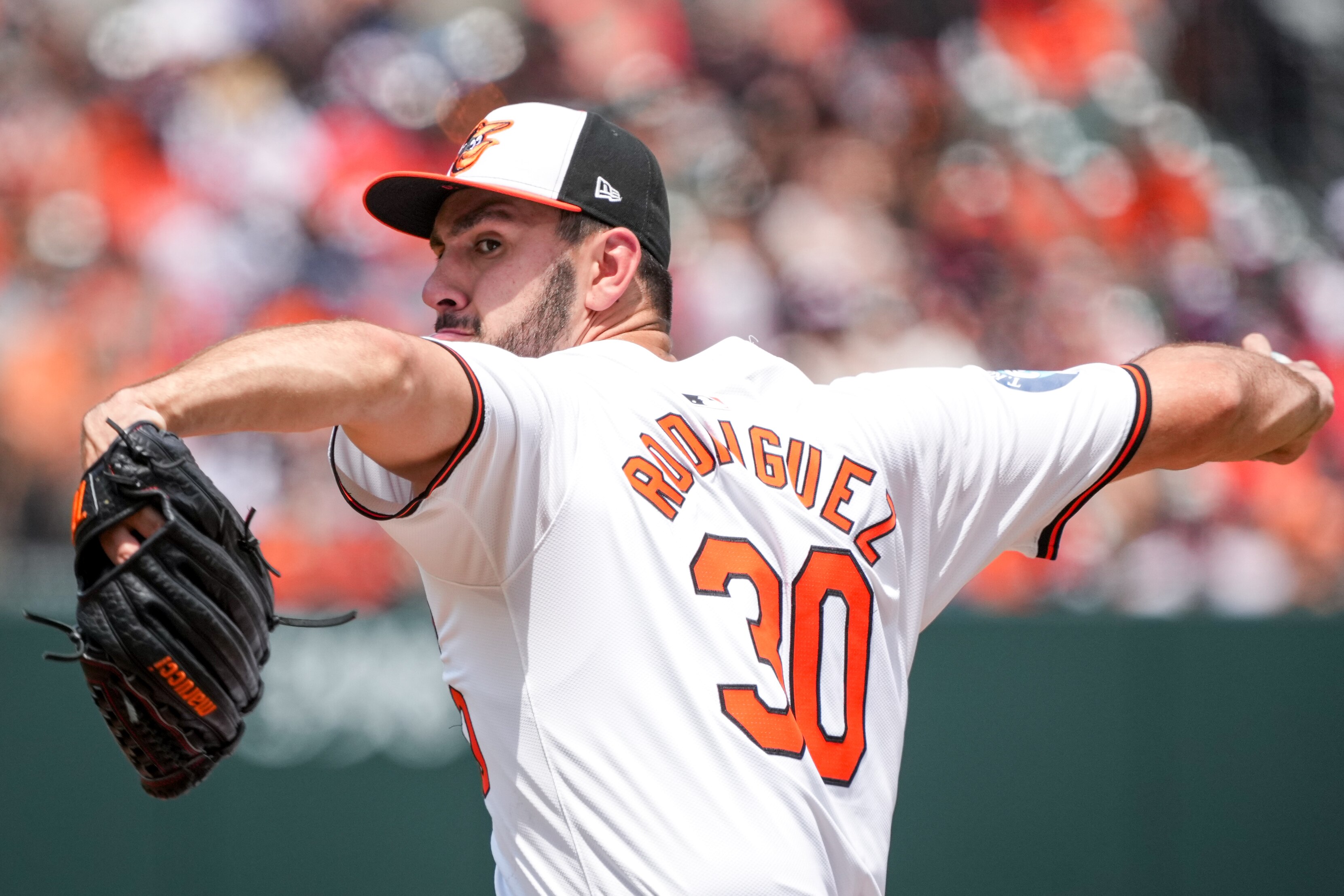 Orioles pitcher Grayson Rodriguez went on the injured list Wednesday.