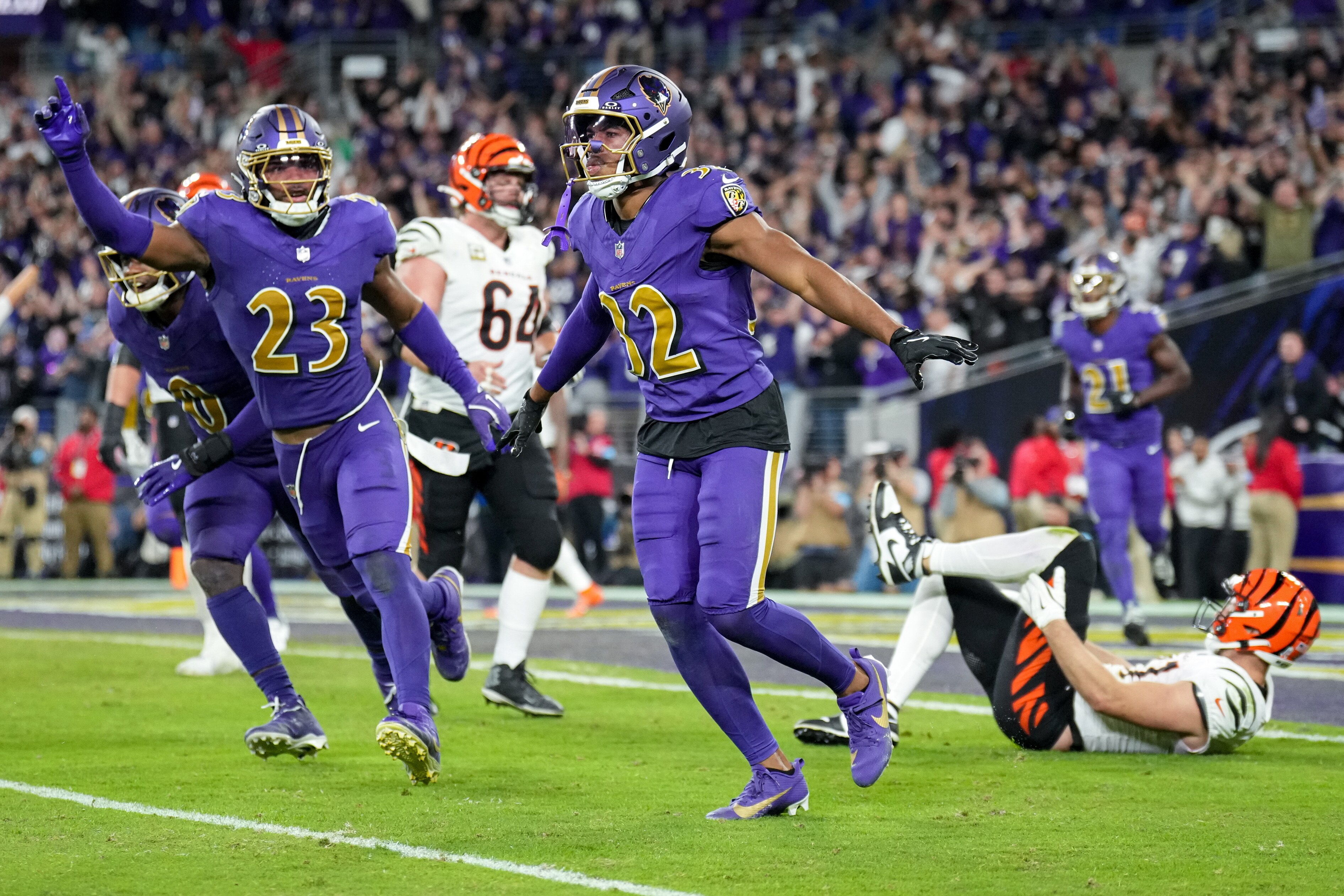 Former Ravens safety Marcus Williams (32) has made 20 interceptions in eight NFL seasons, the last three in Baltimore.