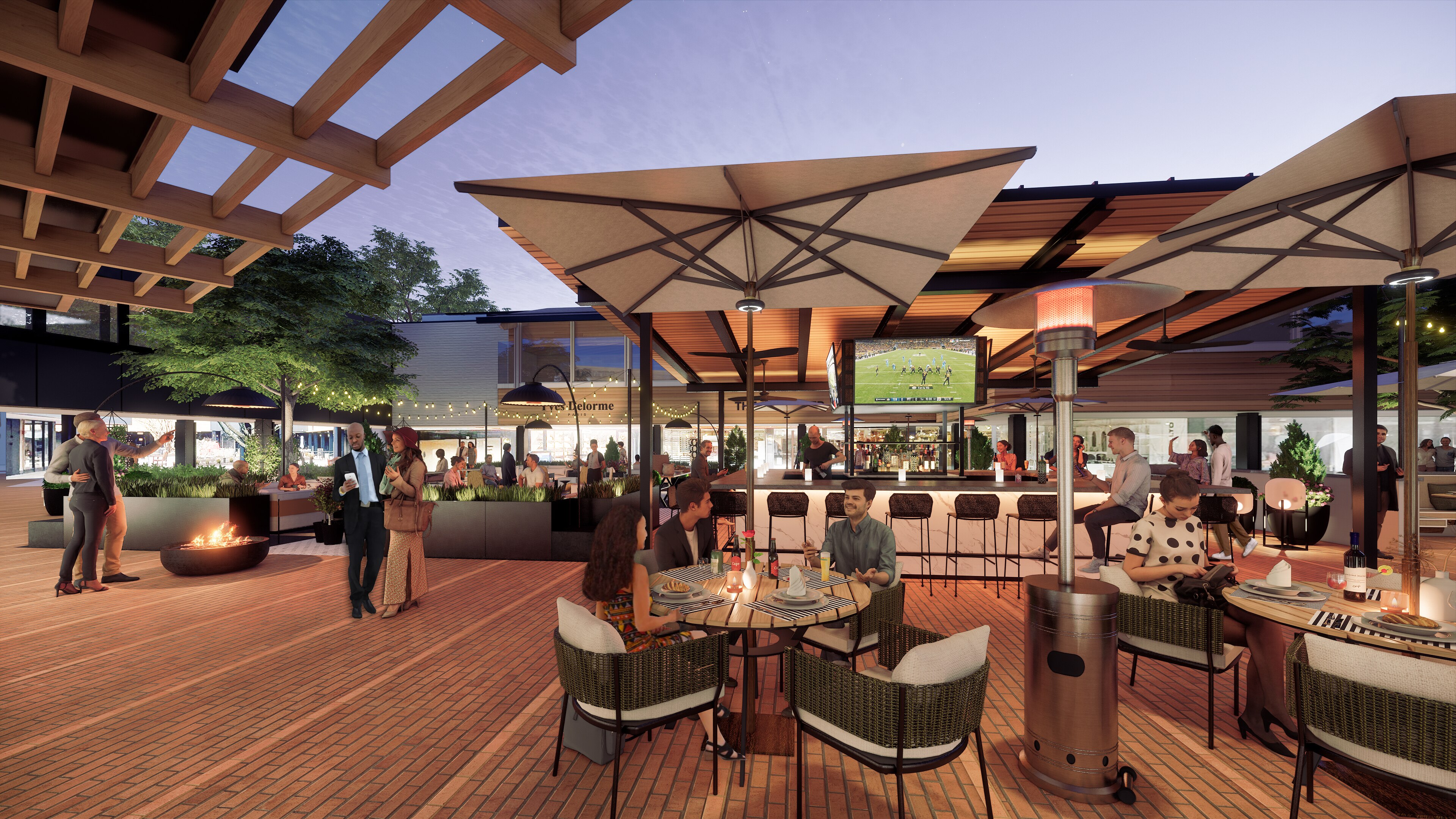 Cece's Roland Park, which has a large, open-air courtyard, is set to open June 13 in Cross Keys.