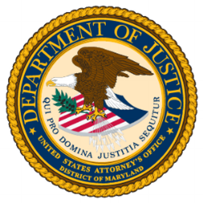 The seal of the U.S. Attorney’s Office for Maryland.