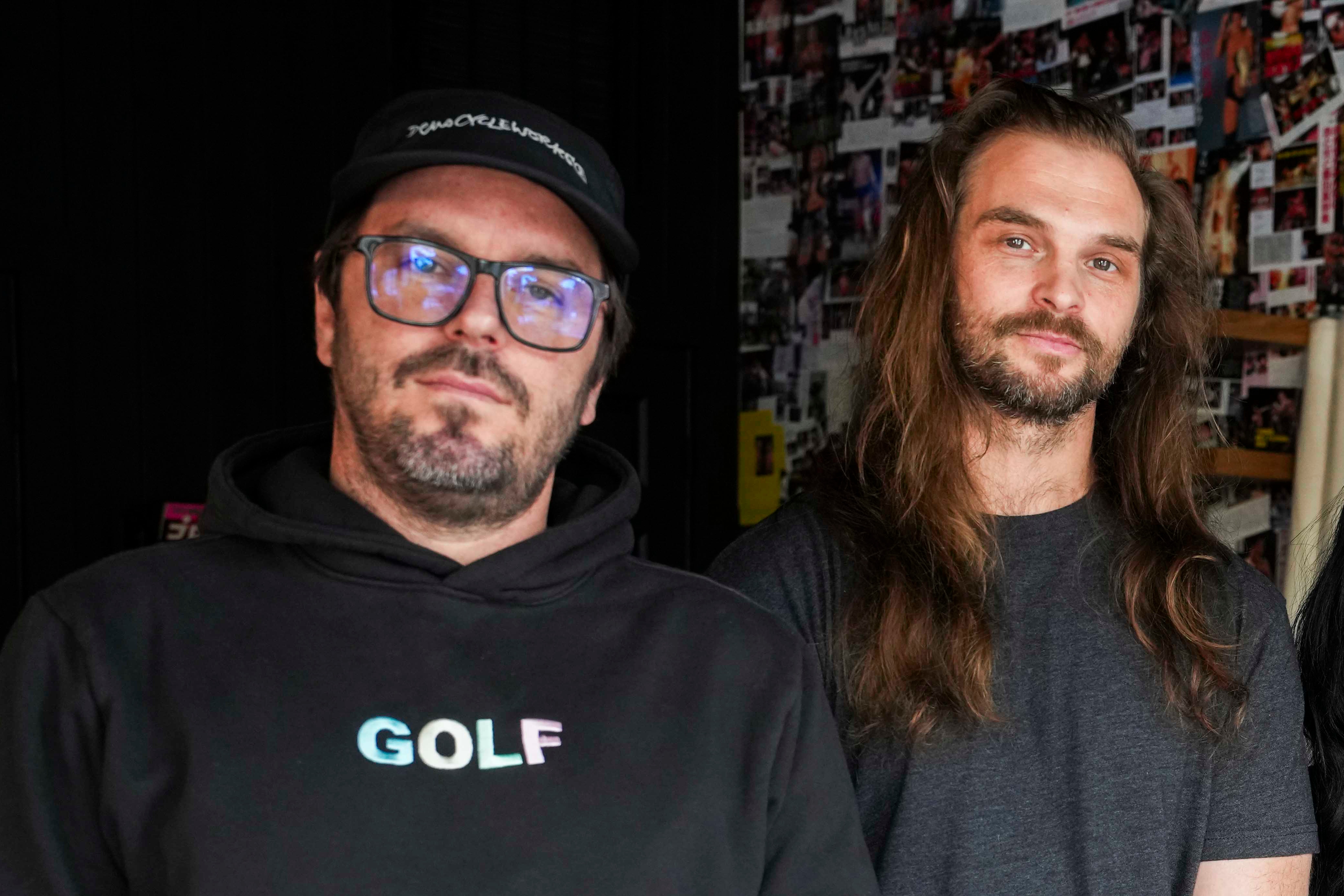 Jeff Jettson and Olivier Caillabet at Toki Underground on Greenmount Avenue in 2023.