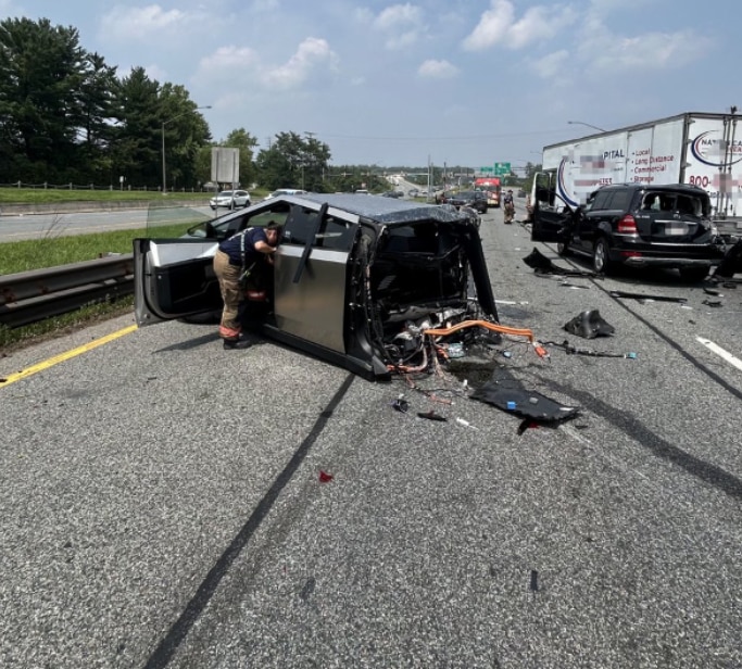 Ten people, including three children, were hospitalized after a moving truck lost control and crashed into at least 10 vehicles in Montgomery County on Saturday, July 18, 2026.