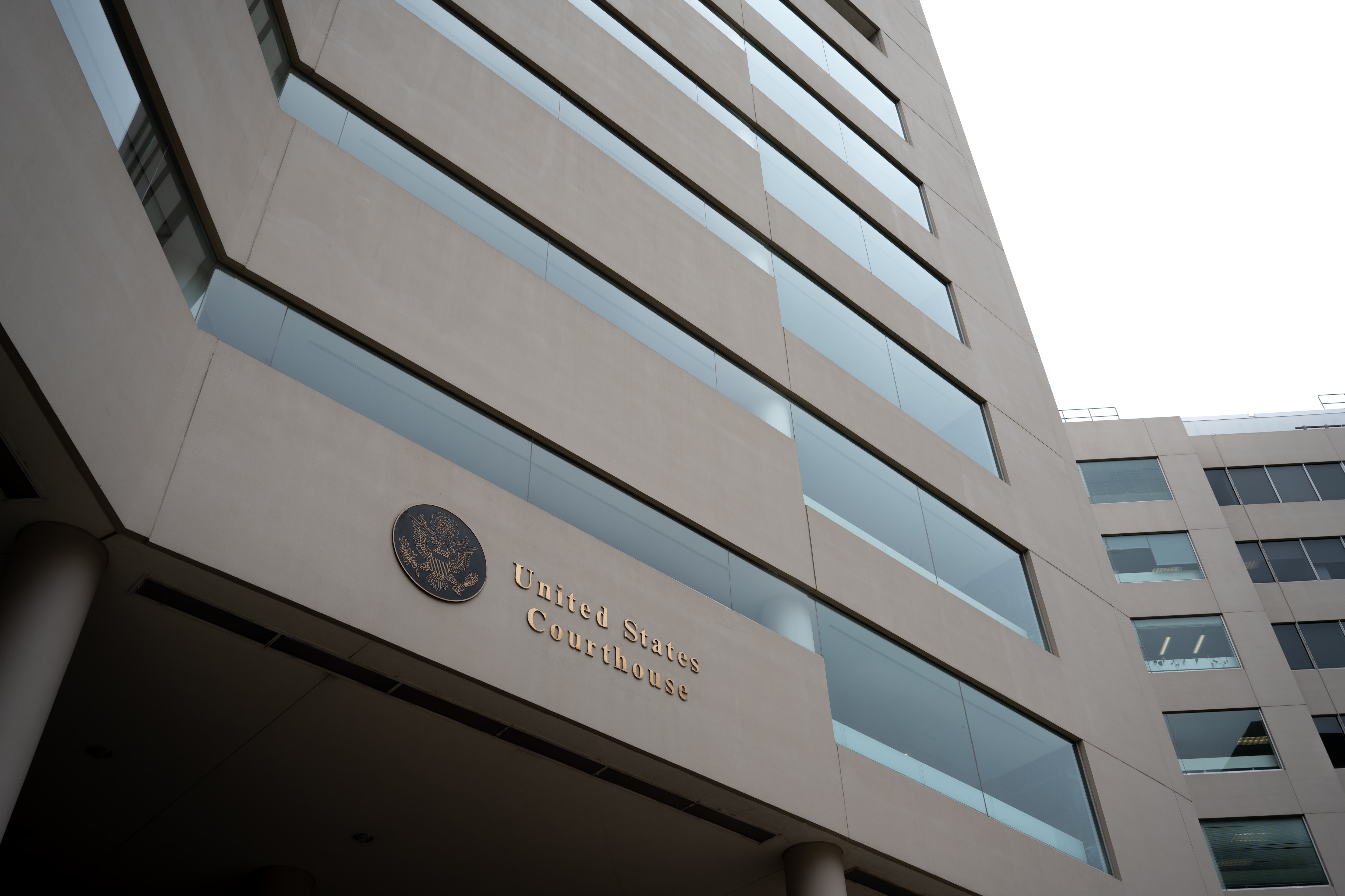 Exterior of the Edward A. Garmatz United States District Courthouse in Baltimore, MD as seen on 5.20.24