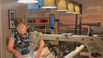 Becky Carr is one of several local quilters who took home prizes for her quilt creations at the Montgomery County Agricultural Fair.