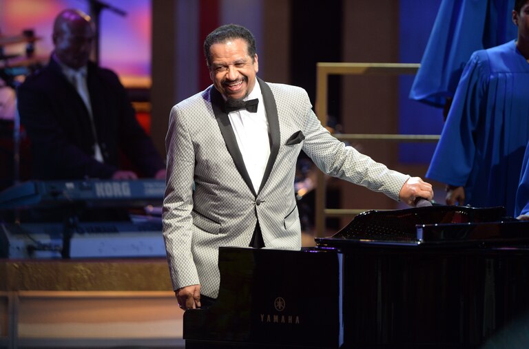 LOS ANGELES, CA - MARCH 15: Singer Richard Smallwood performs onstage during BET Celebration of Gospel 2014 at Orpheum Theatre on March 15, 2014 in Los Angeles, California.