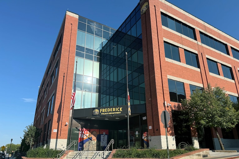 Exterior of Frederick Police Department.