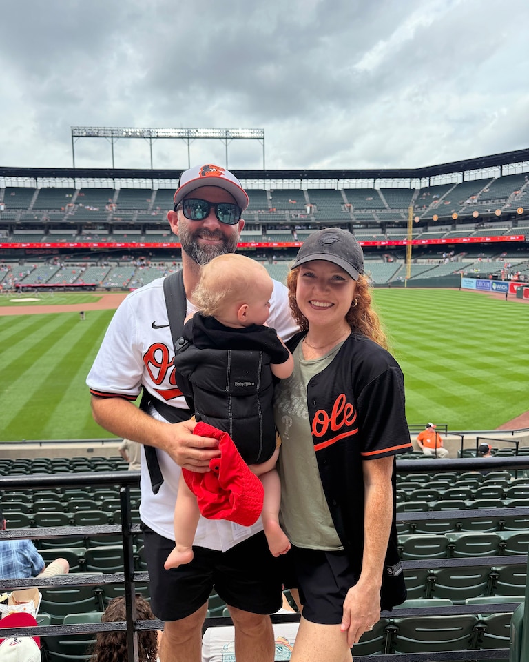 Joe and Annamarie Winn began dating the year after Adley Rutschman was drafted and made a habit of watching Rutschman's at-bats.