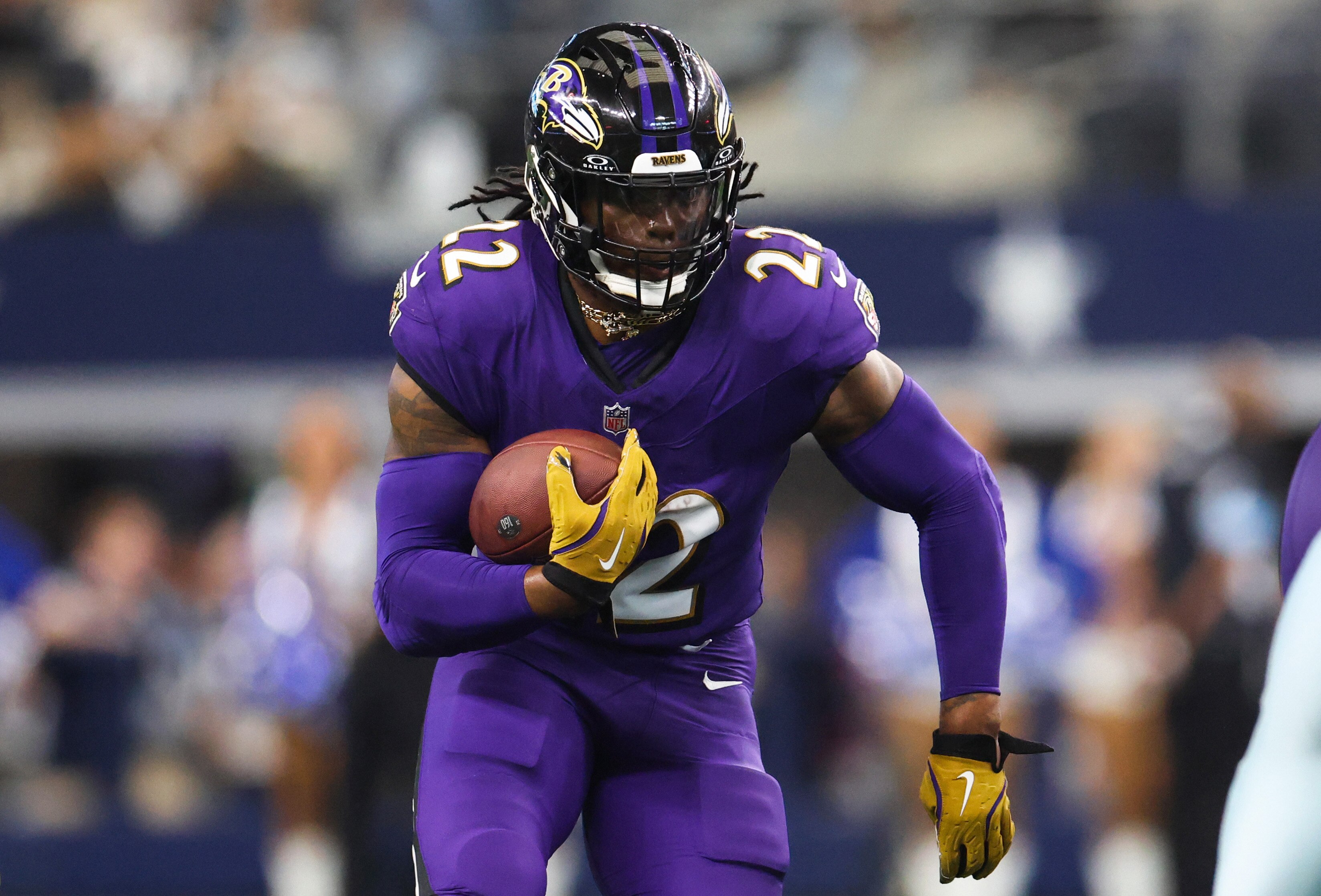 The weather could make Derrick Henry an important figure for the Ravens again Sunday night.