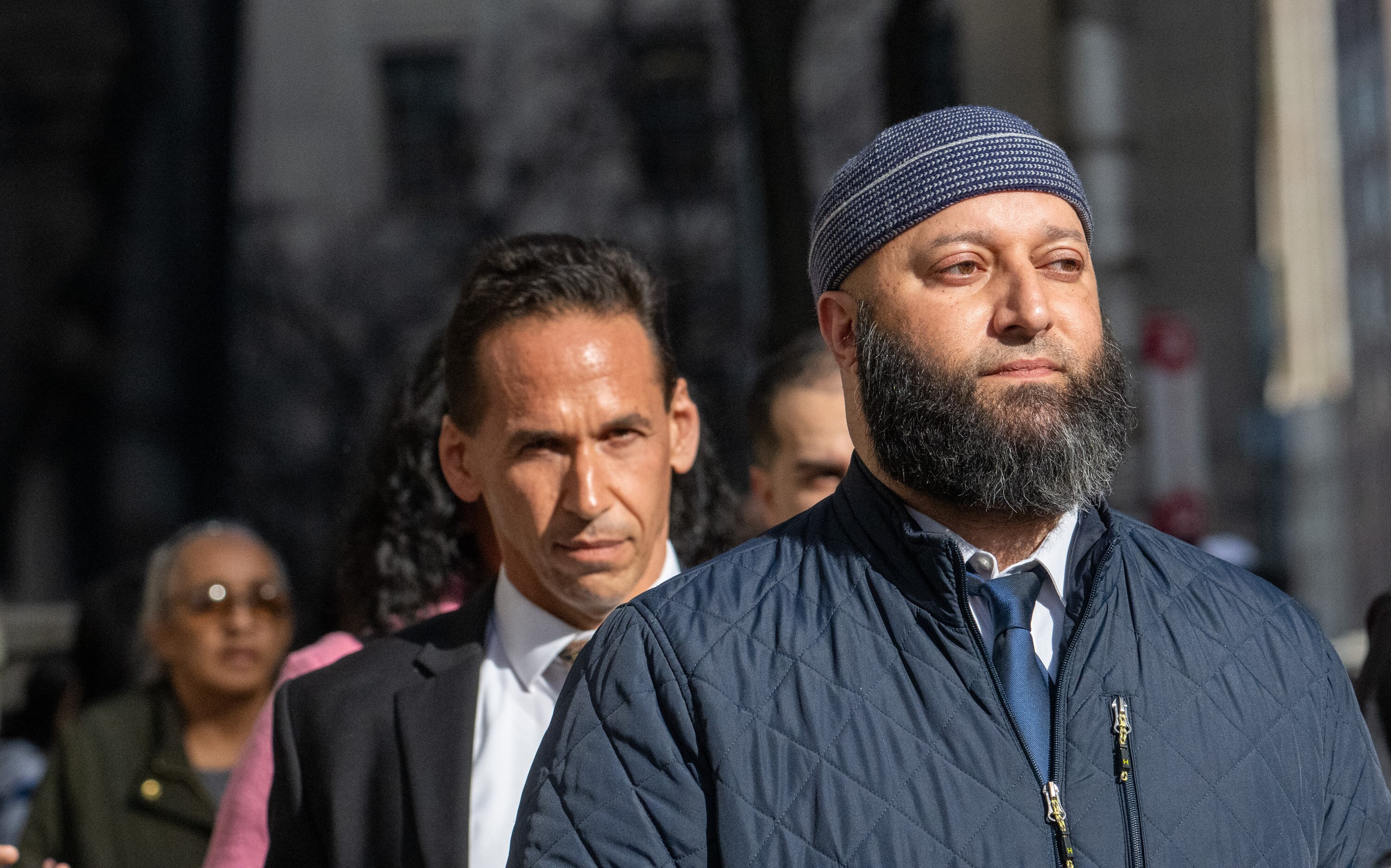 Adnan Syed leaves court in Baltimore last month following a hearing on a motion for reduction of his sentence.