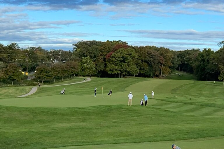 The 1A/2A state golf championship tournament got underway Tuesday, with preliminary round action at the University of Maryland Golf Course.