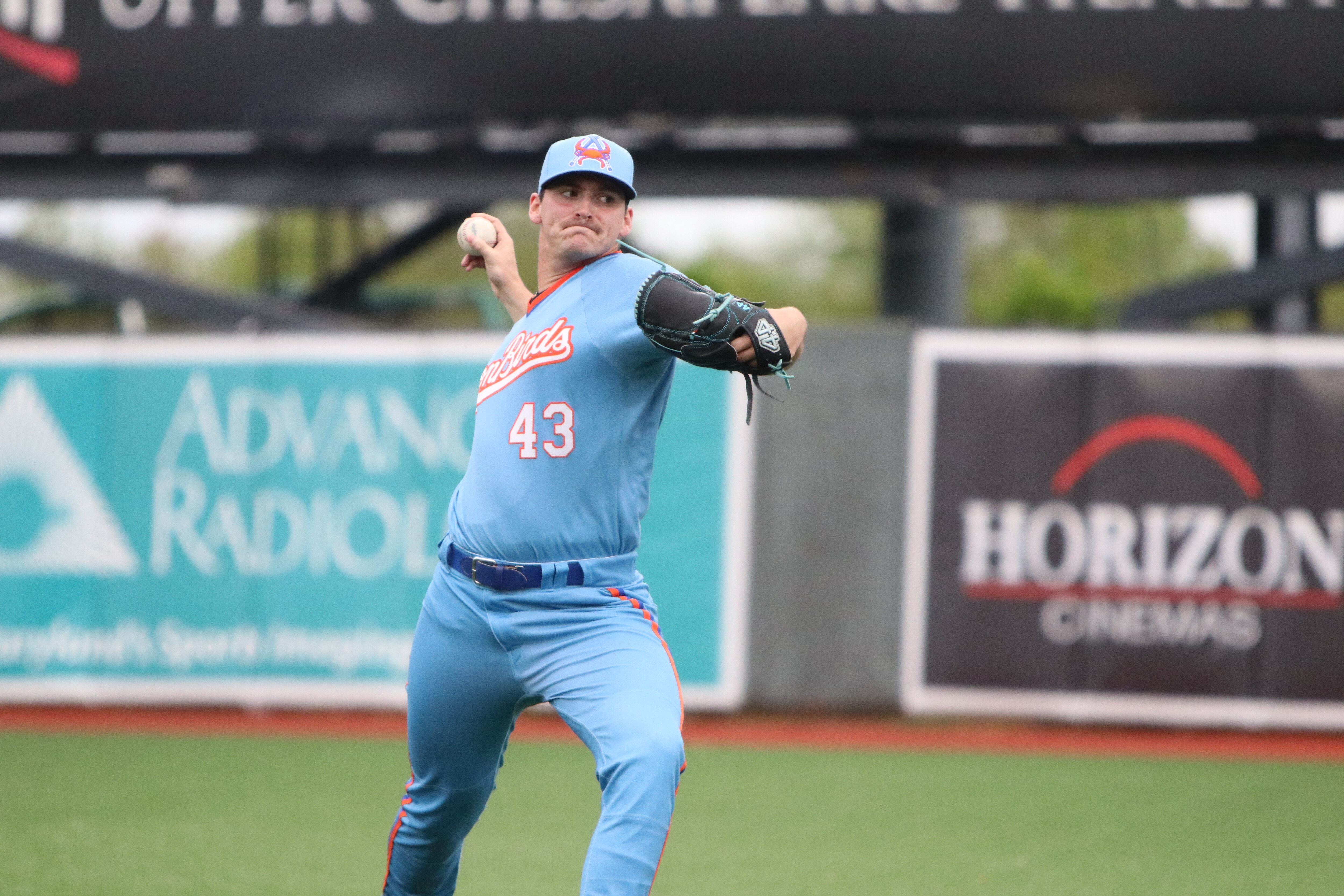 Zach Fruit has a 3.90 ERA and 67 strikeouts in 62 1/3 innings at High-A Aberdeen. (Photo courtesy of Aberdeen IronBirds.