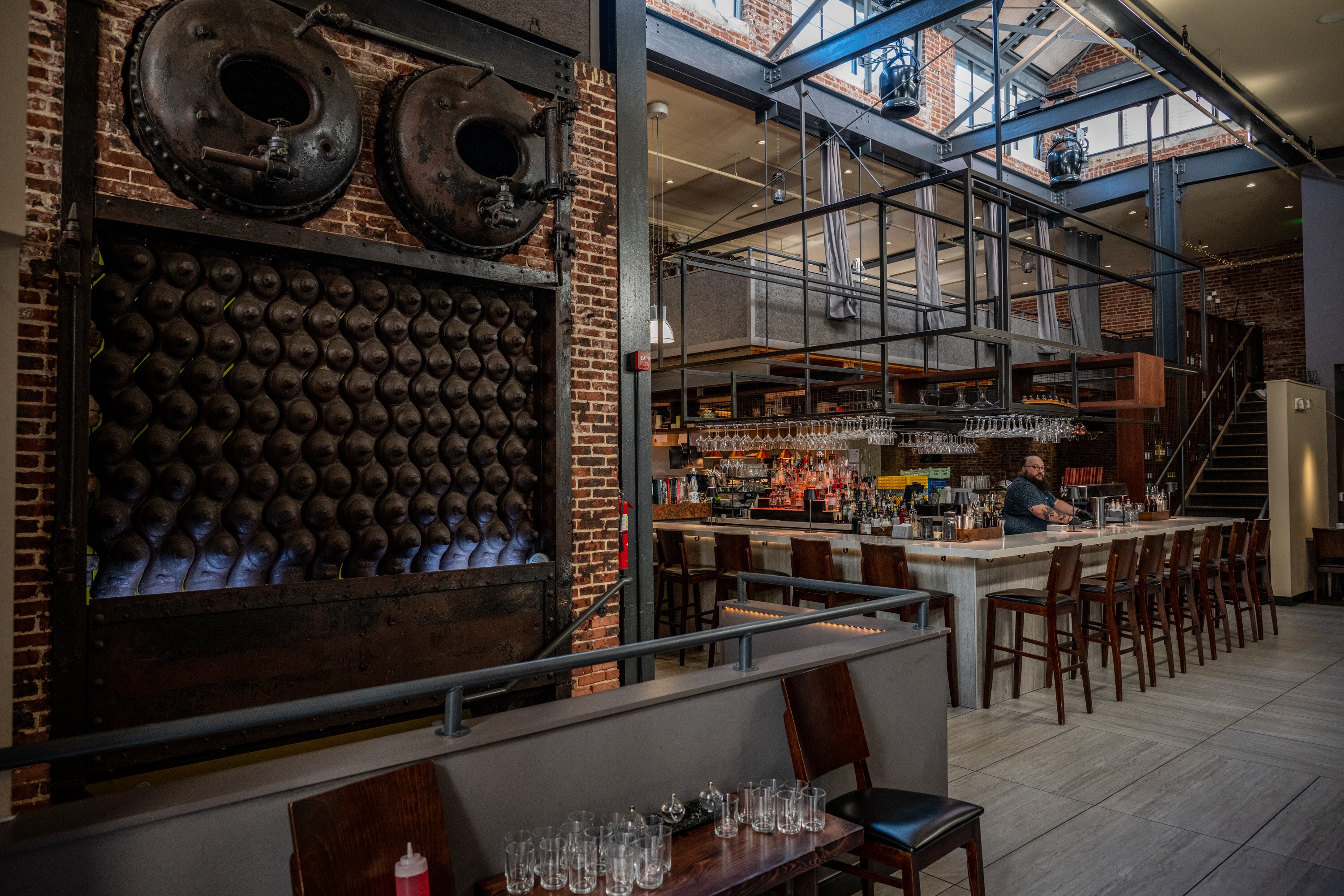 Cosima, found along the Jones Falls at Mill No. 1, presents traditional Southern Italian flavors through its menu.