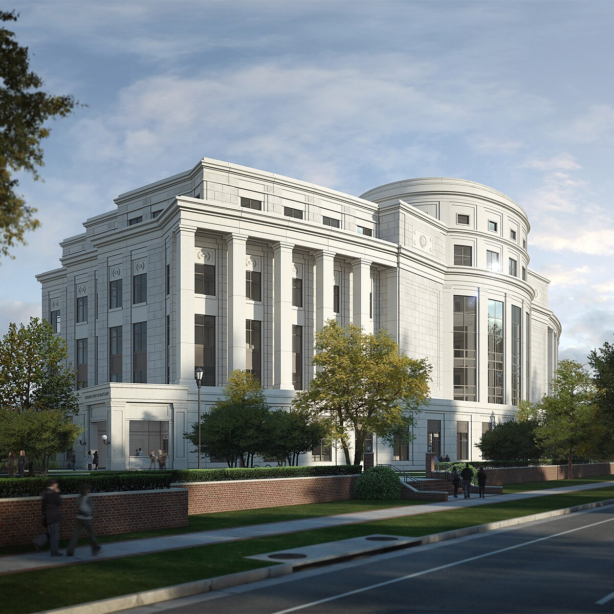 Maryland is seeking bids to construct a towering five-story, approximately $200 million building in Annapolis to relocate the state’s two appeals courts.