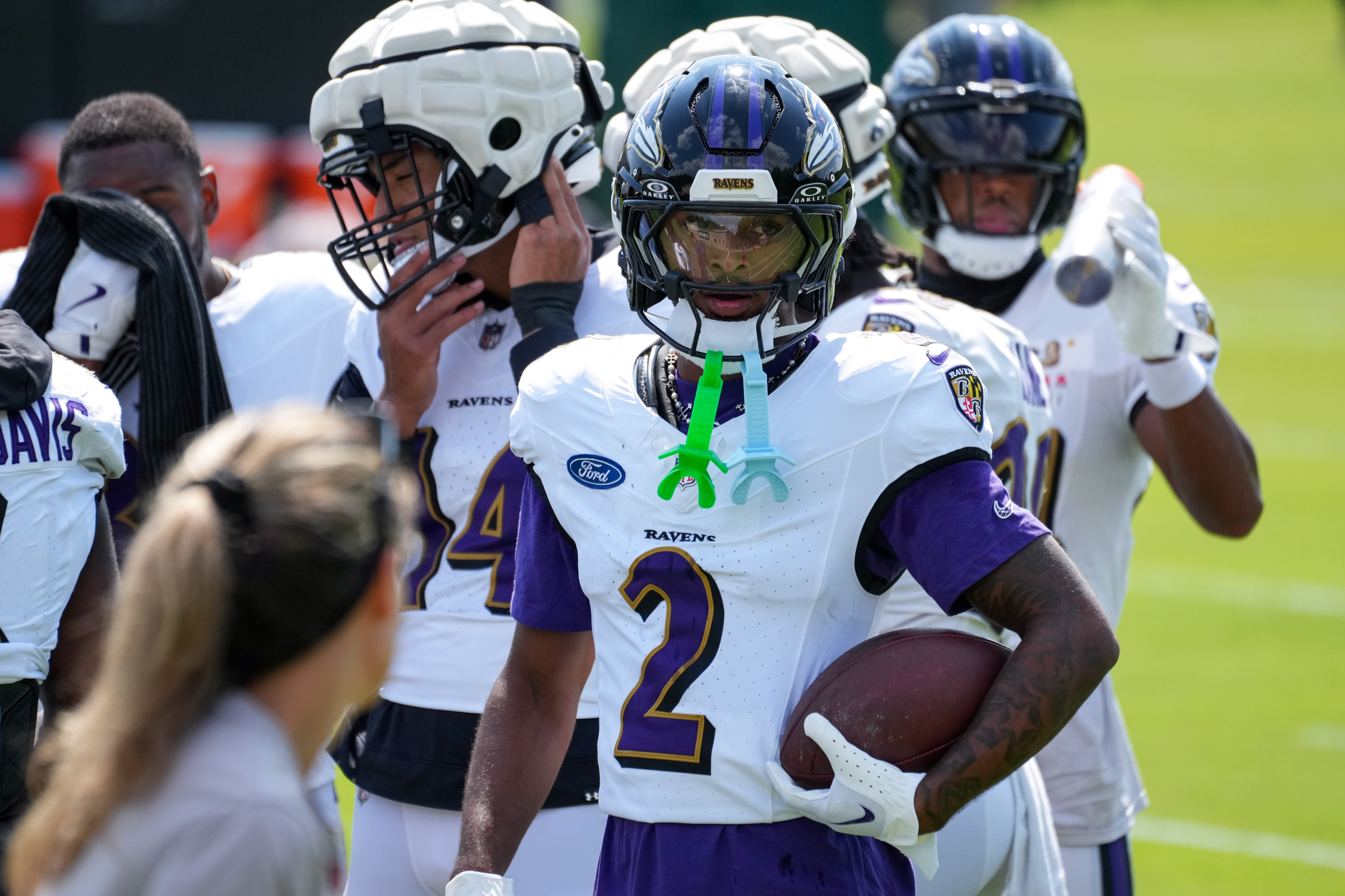 Ravens cornerback Nate Wiggins cleared the league’s concussion protocol in time for the game Sunday at Dallas.