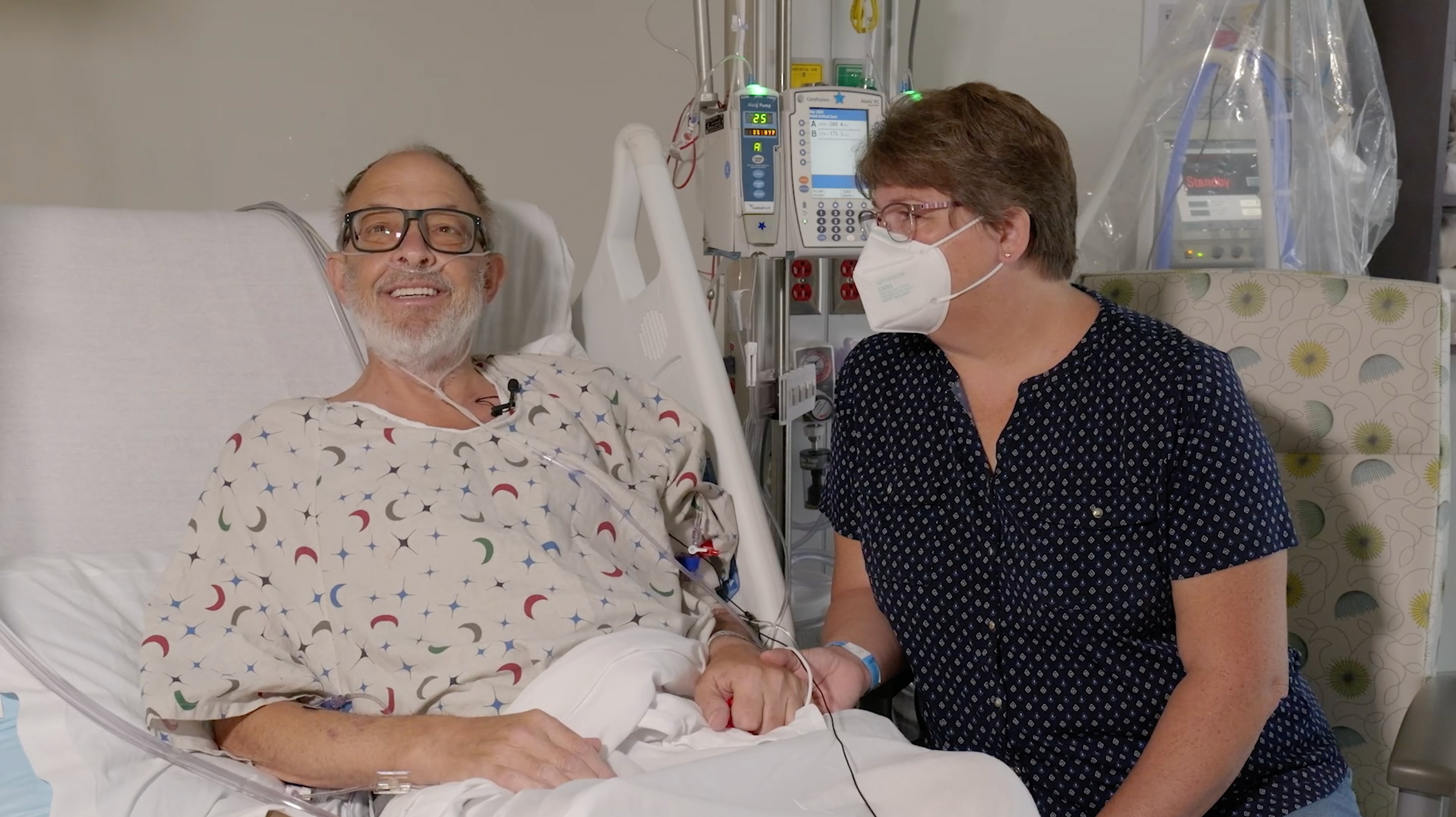 Lawrence Faucette, who had end-stage heart disease, received a genetically modified pig heart transplant at the University of Maryland Medical Center on Sept. 20.