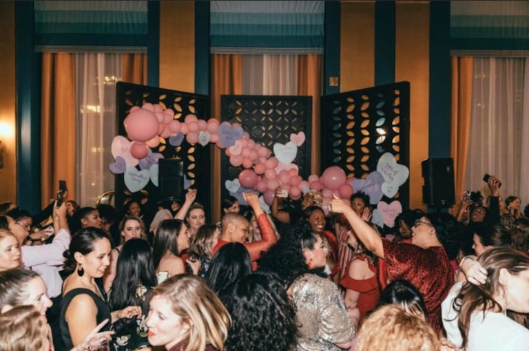 A Galentine's Day party at Lord Baltimore in 2019.