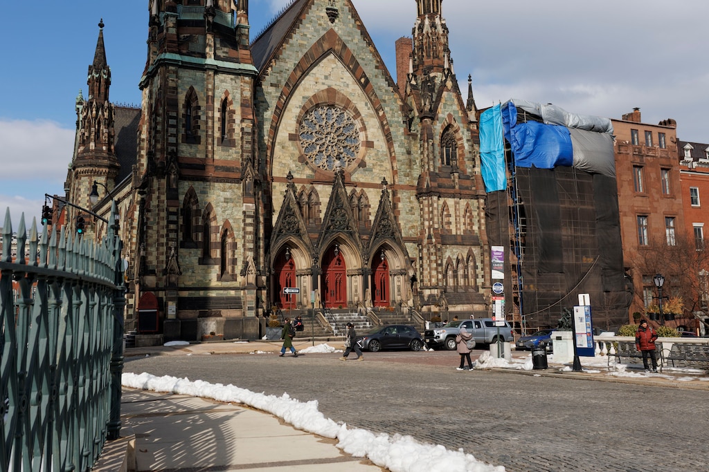 Thursday, Feb. 12, 2026, in Baltimore , MD— The Mount Vernon Place United Methodist Church in Mount Vernon.