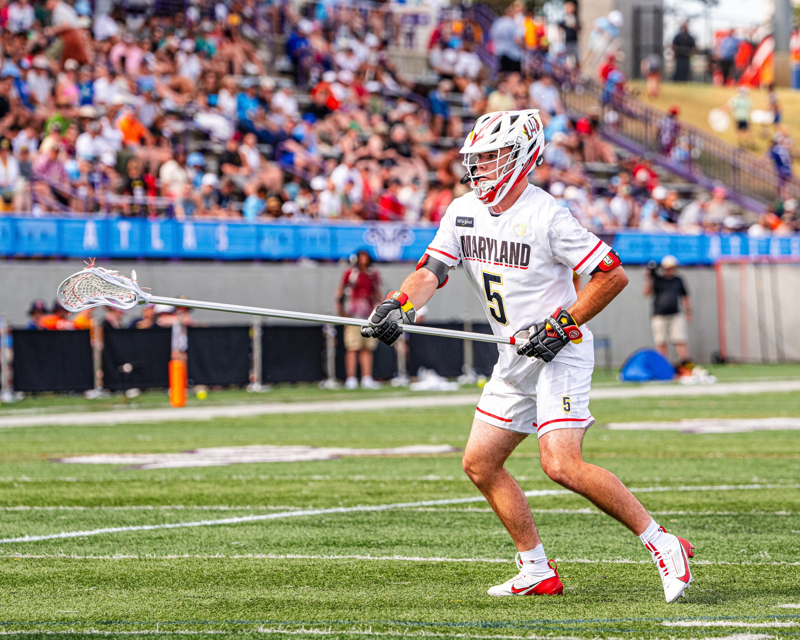Maryland Whipsnakes defender Ajax Zappitello in the team's Week 1 game against the New York Atlas.
