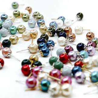 Pearl earrings