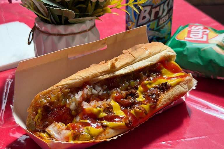 Crazy John's keeps its hot dog menu simple.