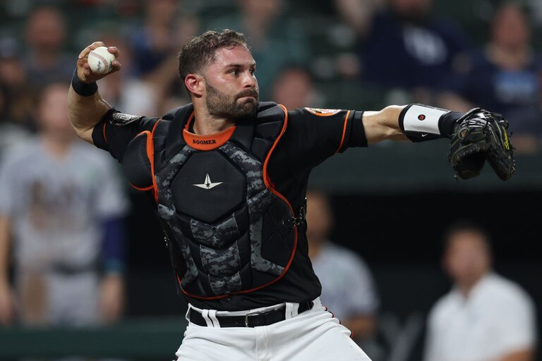 BALTIMORE, MARYLAND - MAY 20: Anthony Bemboom #37 of the Baltimore Orioles throws the ball against the Tampa Bay Rays at Oriole Park at Camden Yards on May 20, 2022 in Baltimore, Maryland.
