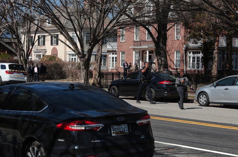 Officers responded to a home in the 6200 block of Park Heights Avenue for a burglary and were met with gunfire, according to a preliminary investigation by the Maryland Attorney General’s Office.