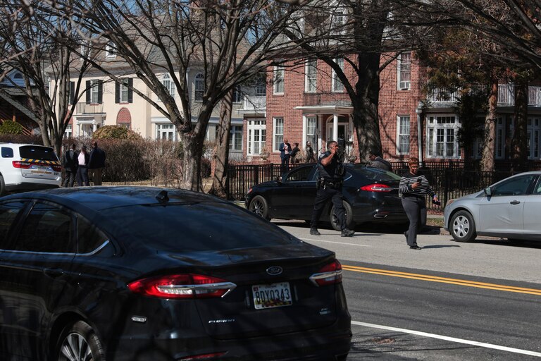 Officers responded to a home in the 6200 block of Park Heights Avenue for a burglary and were met with gunfire, according to a preliminary investigation by the Maryland Attorney General’s Office.