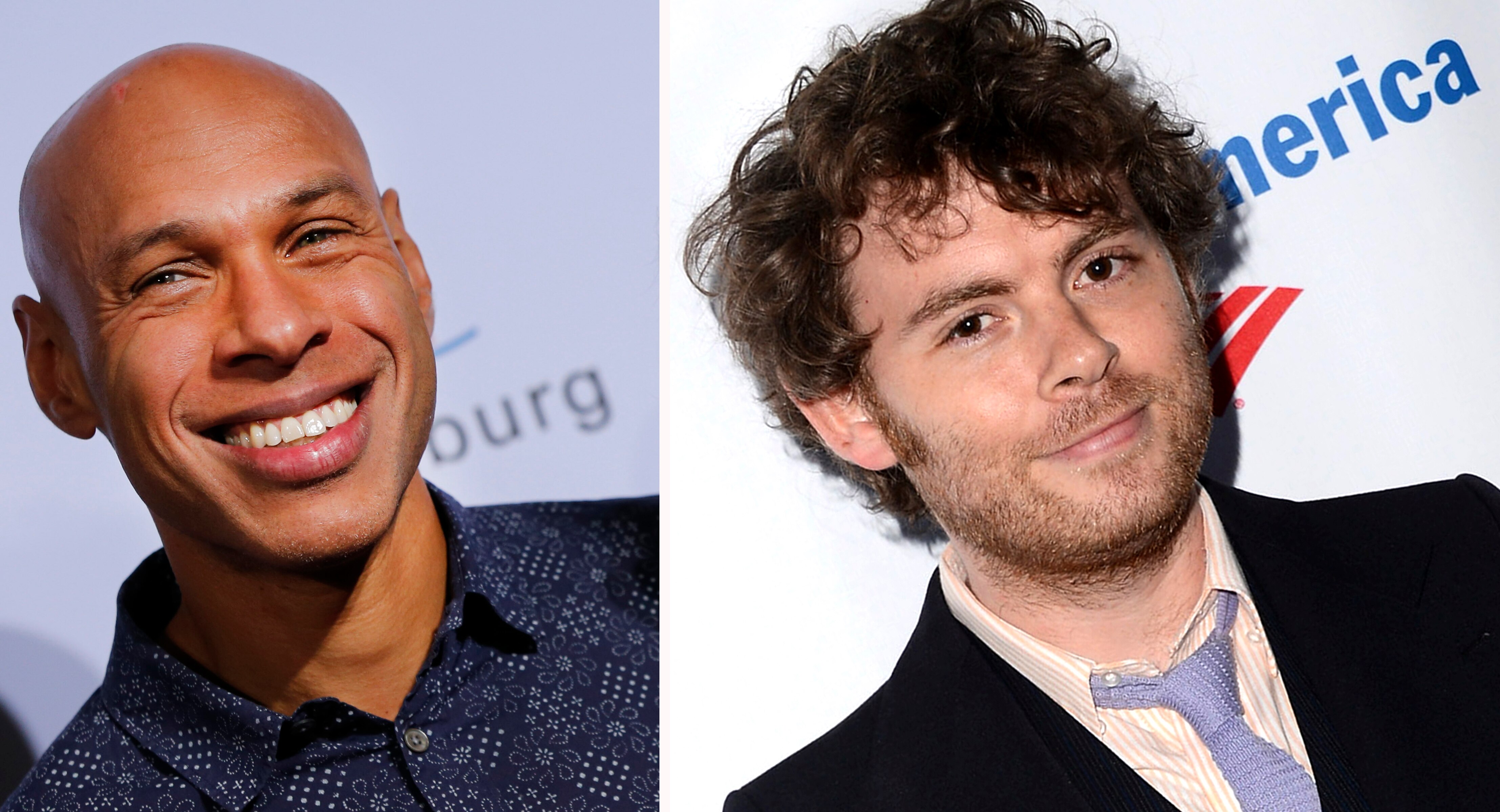 Musicians Joshua Redman (L) and  Gabriel Kahane.