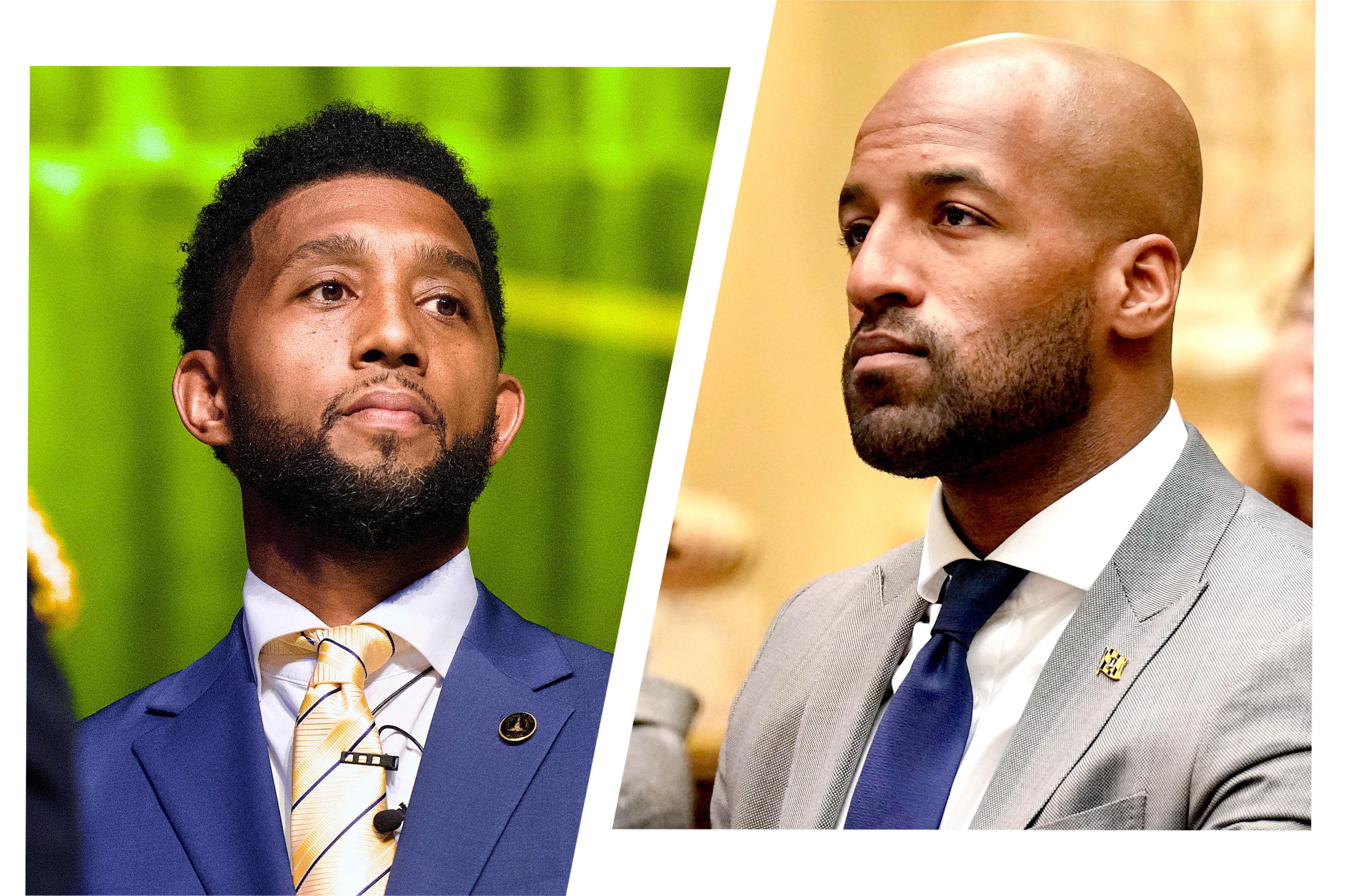 Mayor Brandon Scott and City Councilman Mark Conway.