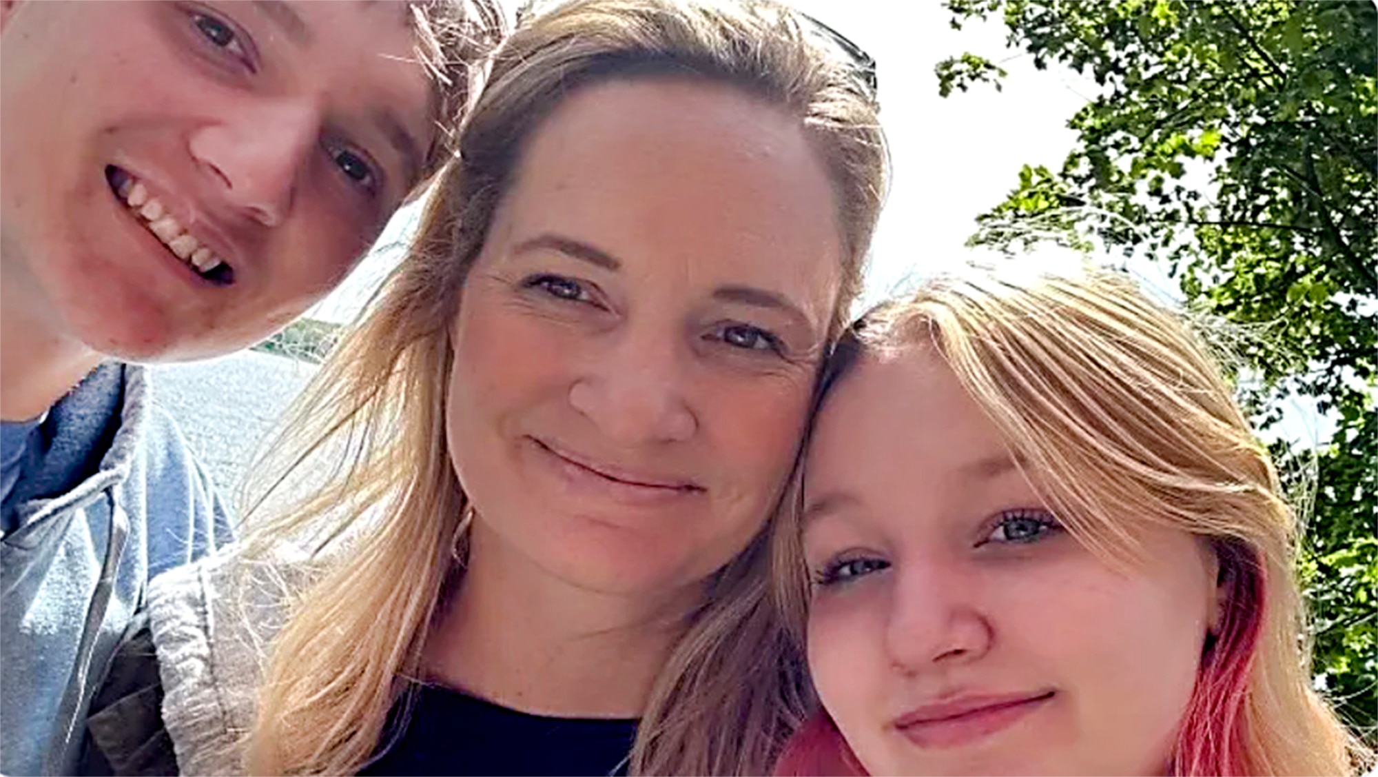 Megan Zanski (center) lost her son, 17 year-old Braden Zanski, and daughter, 15-year-old Hailey Zanski, after police say their father killed shot and killed them before killing himself.