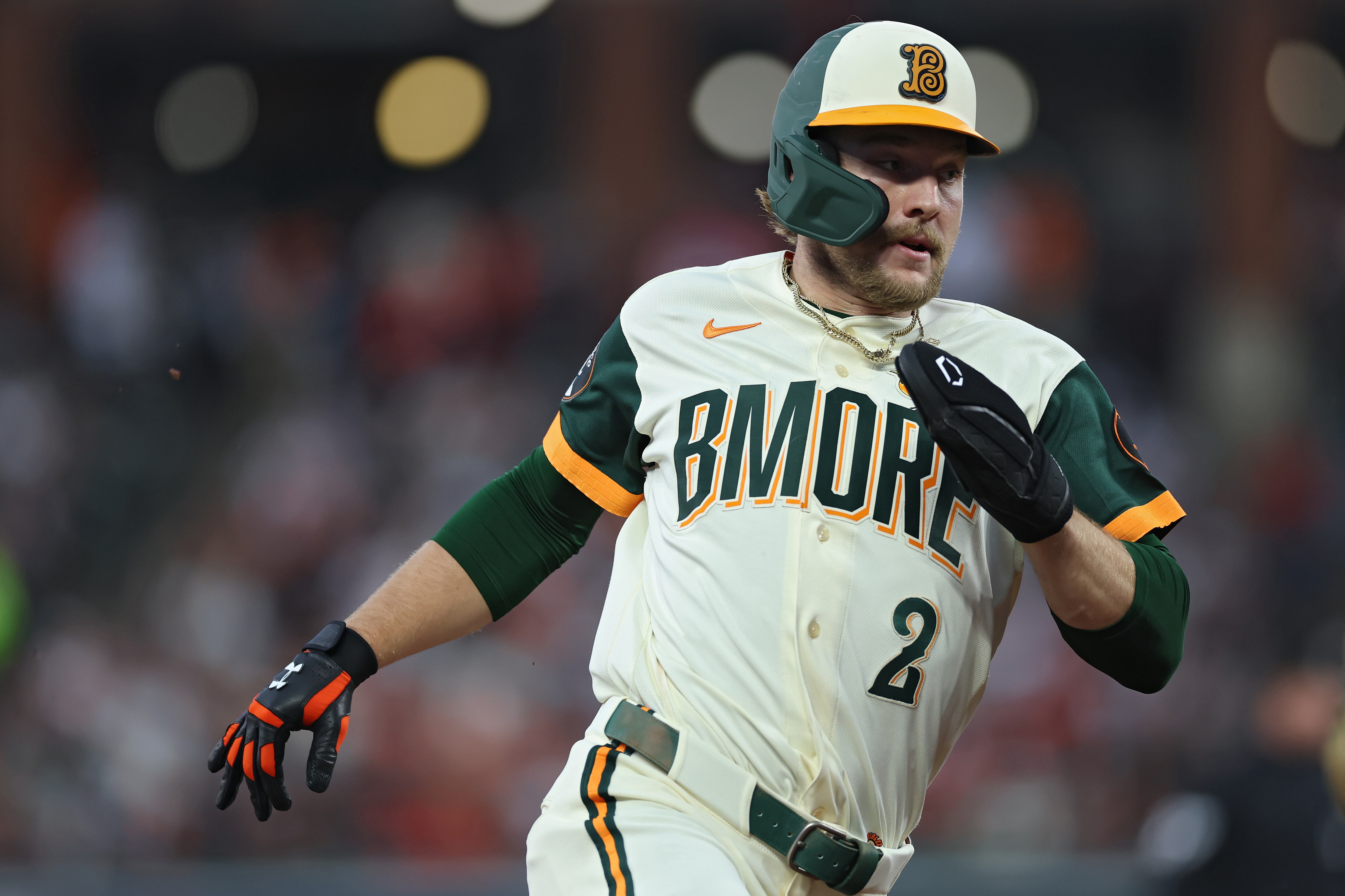 The Orioles’ Gunnar Henderson ranks 329th of 343 players in two-strike batting average.