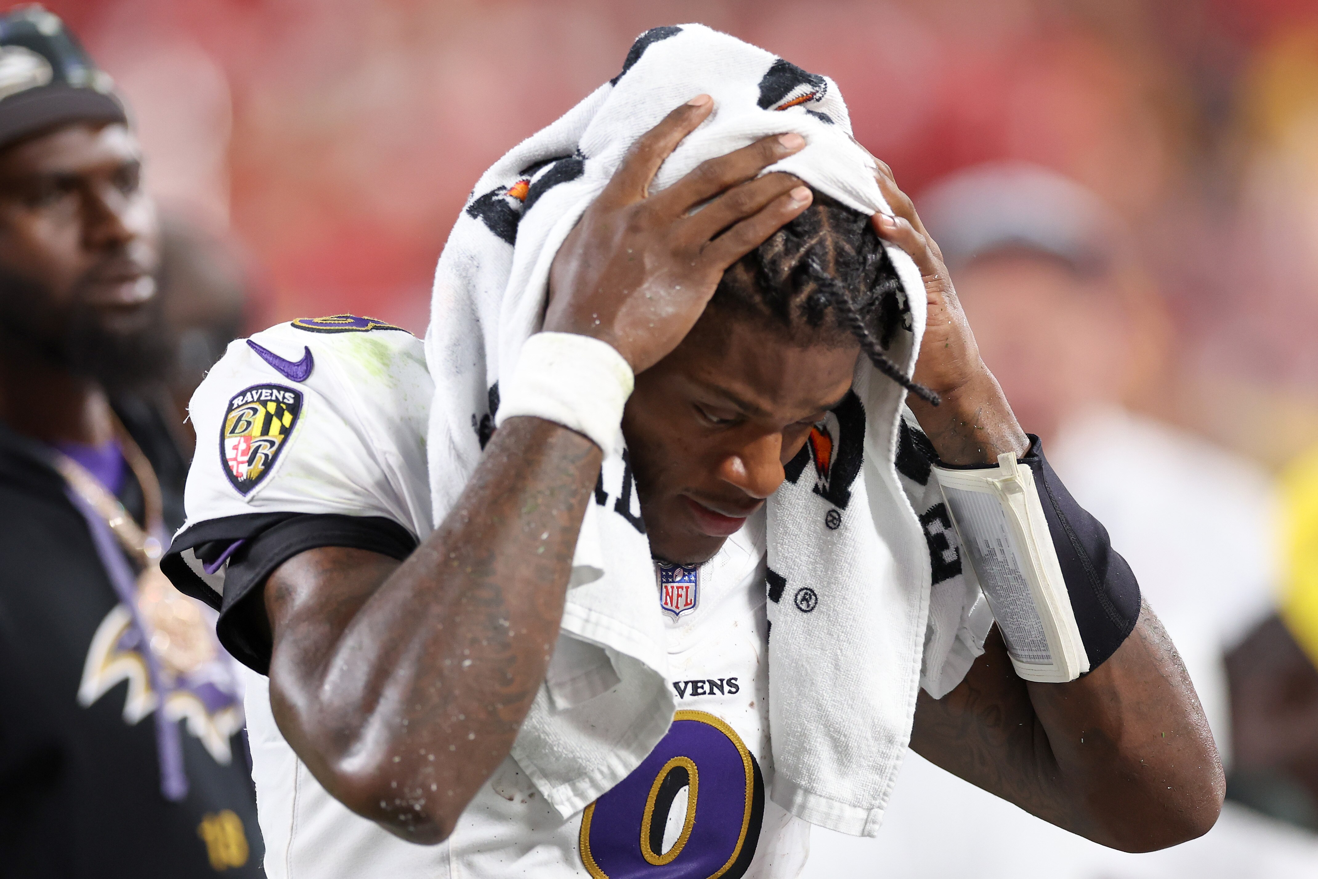 Quarterback Lamar Jackson amassed 395 yards of total offense Thursday night, but not even that was enough for the Ravens to beat the Chiefs.