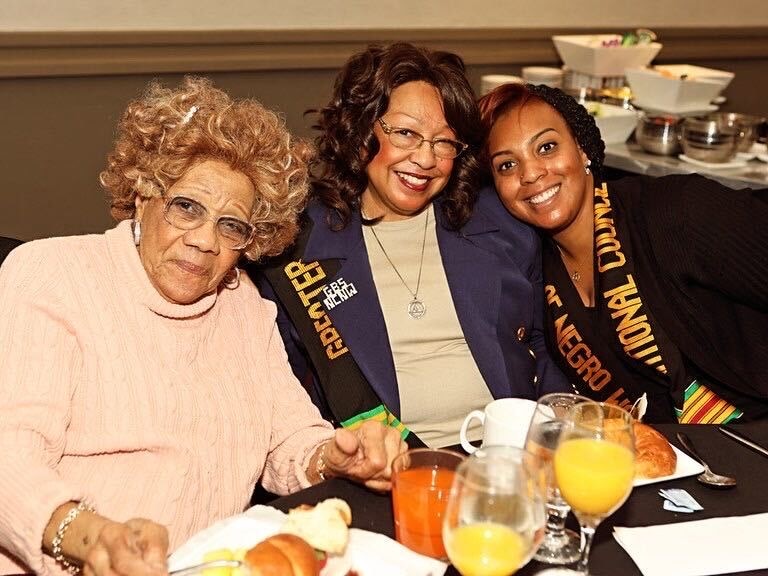 Darlene White with members of the Greater Baltimore Section of the National Council of Negro Women.