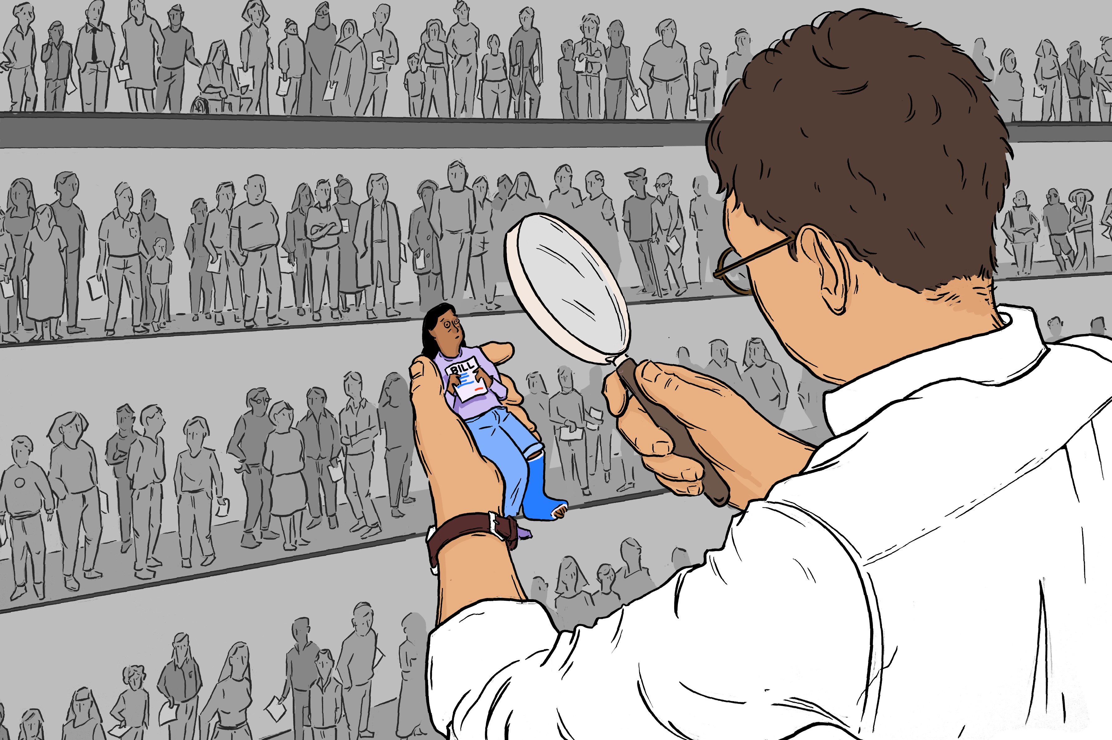 Hospital and state officials have to figure out how to find the patients owed refunds without violating the privacy laws that protect their health and income data.