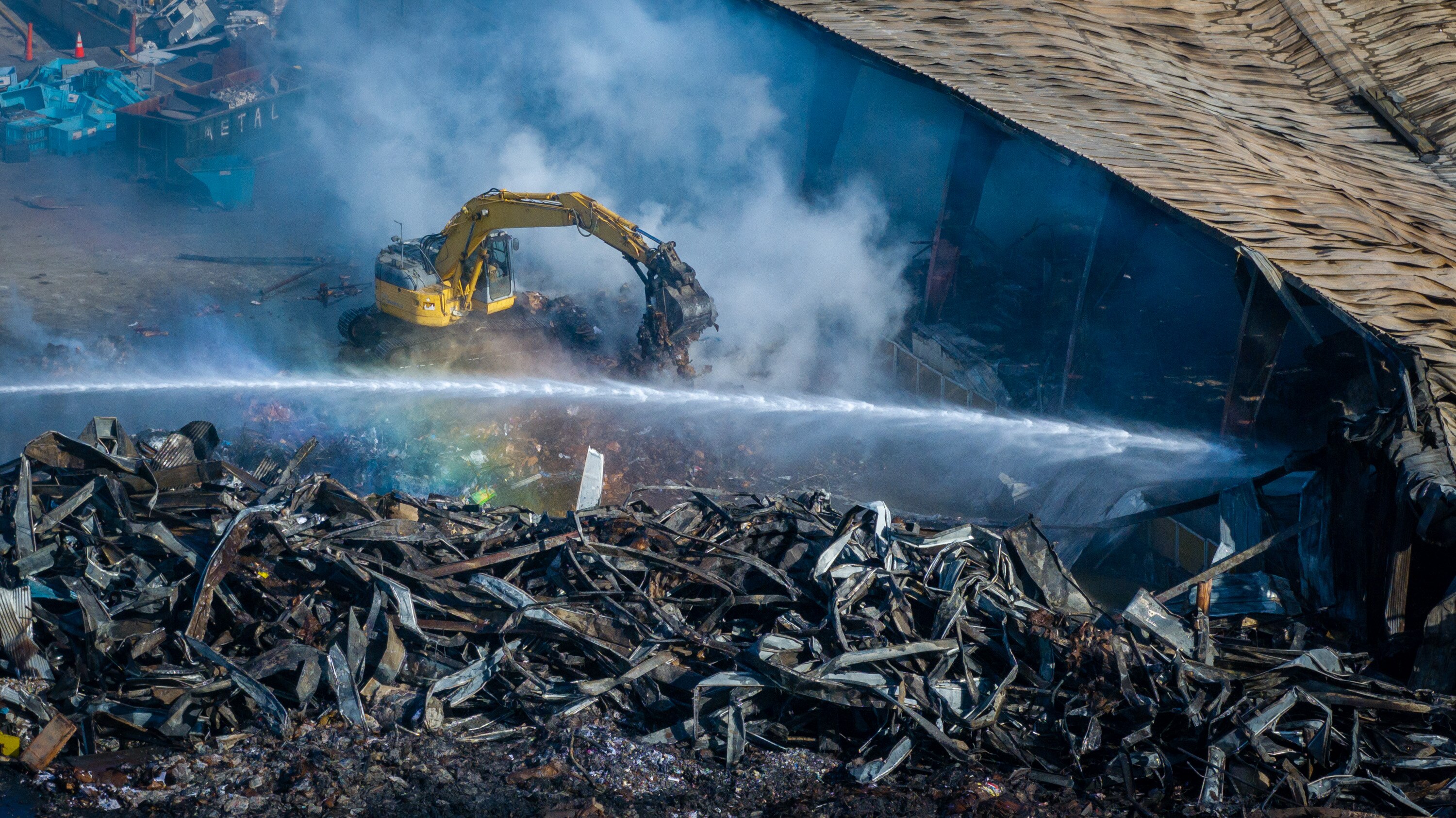 After a fire initially broke out Jan. 18, Baltimore County officials said Monday it was extinguished. 