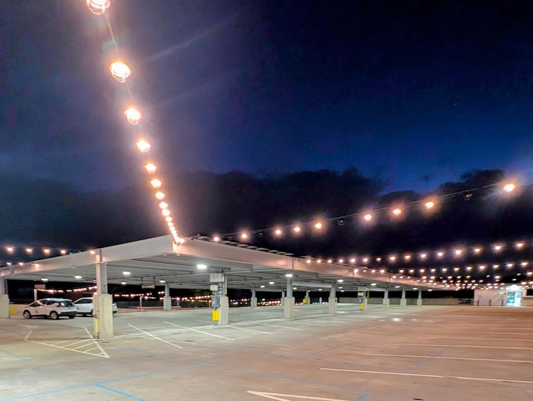The view from the top of the Mills Hillman garage in Annapolis can be lovely on a Tuesday night, and a little lonely.