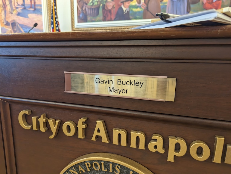 Gavin Buckley will leave office on Dec. 1, 2025, after eight years as mayor of Annapolis.