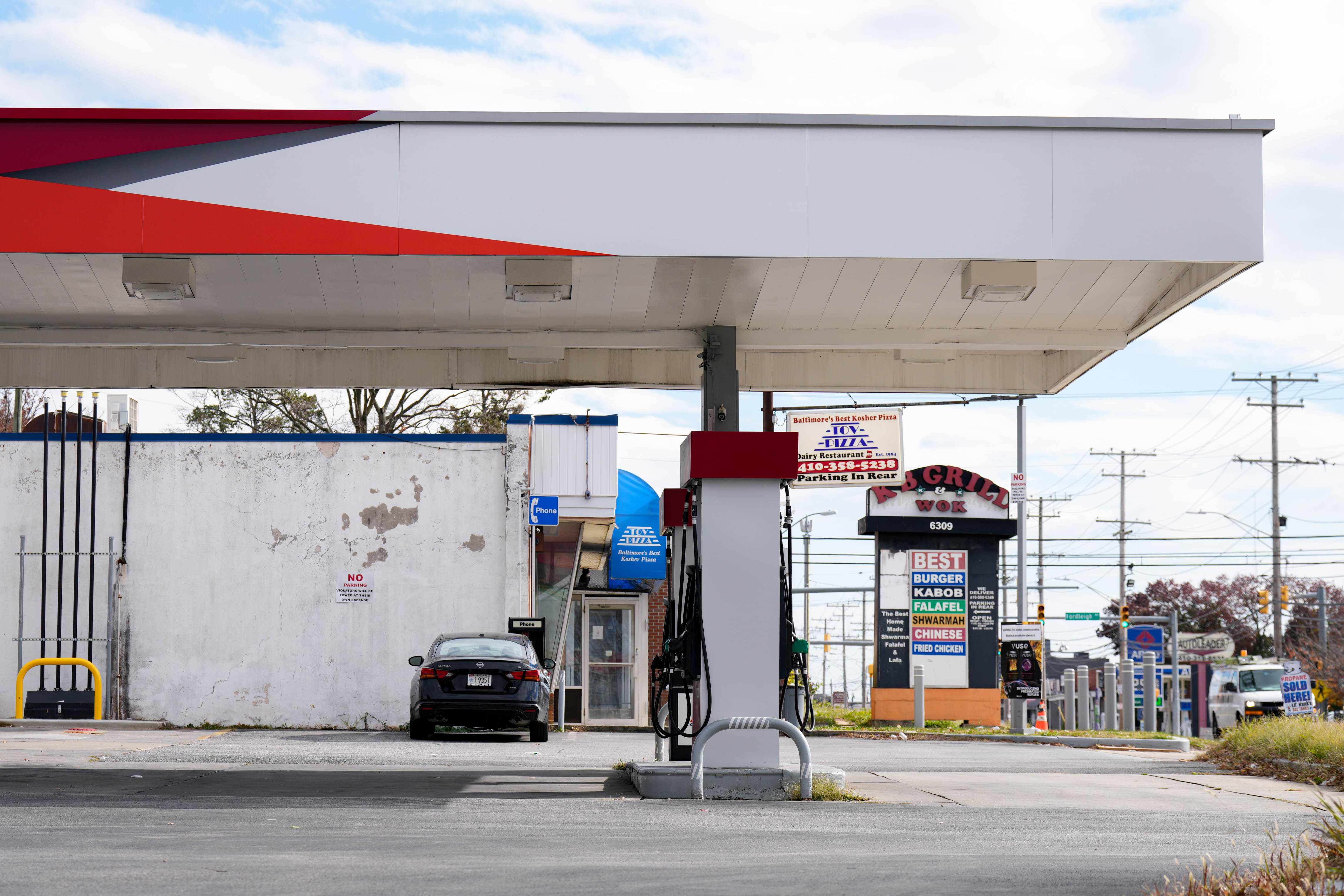  The average price for a gallon of gasoline jumped to about $3.11 overnight in the US. 